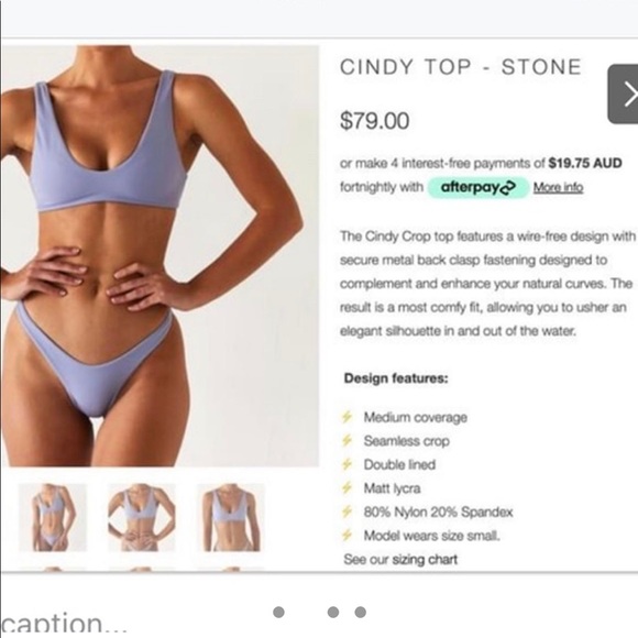 Arizona Daphne Stone Swim Set - Picture 2 of 3